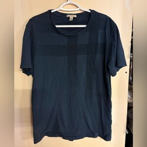 Burberry Brit Navy Check Short Sleeve Tee